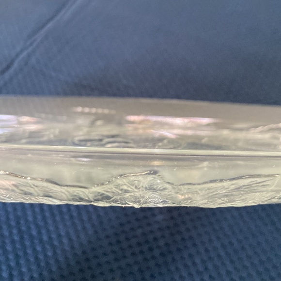 Vintage set of 2 Glass Server platters. Passion Fruit Pattern. Made in Turkey. - Picture 8 of 8